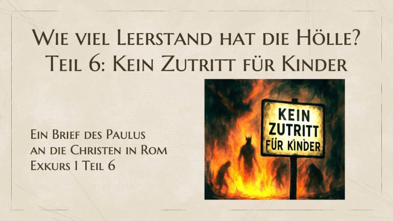 Wie viel Leerstand hat die Hölle? Teil 6: Kein Zutritt für Kinder