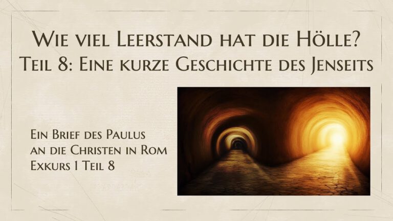 Wie viel Leerstand hat die Hölle? Teil 8: Eine kurze Geschichte des Jenseits